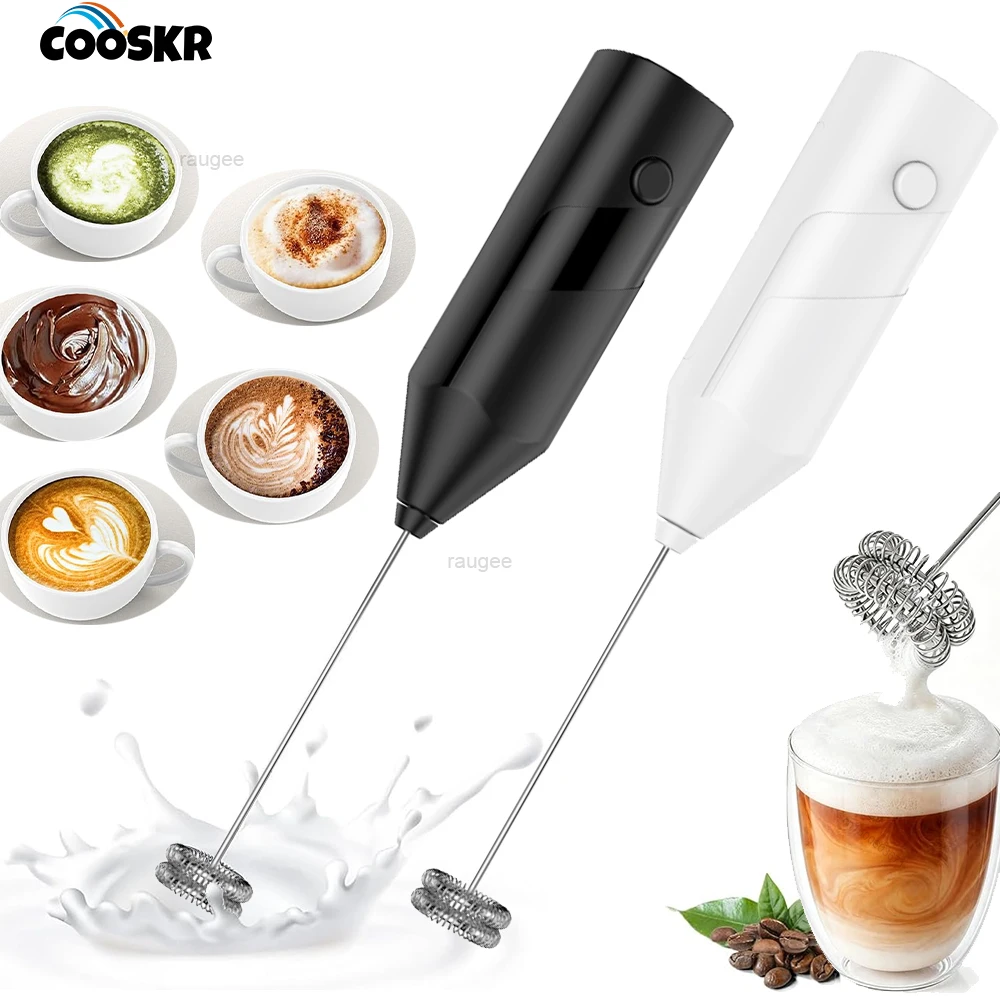 Mini Milk Foam Machine Wireless Milk Frother Electric Handheld Blender For Coffee Cappuccino Cream Mini Coffee Maker Whisk Mixer