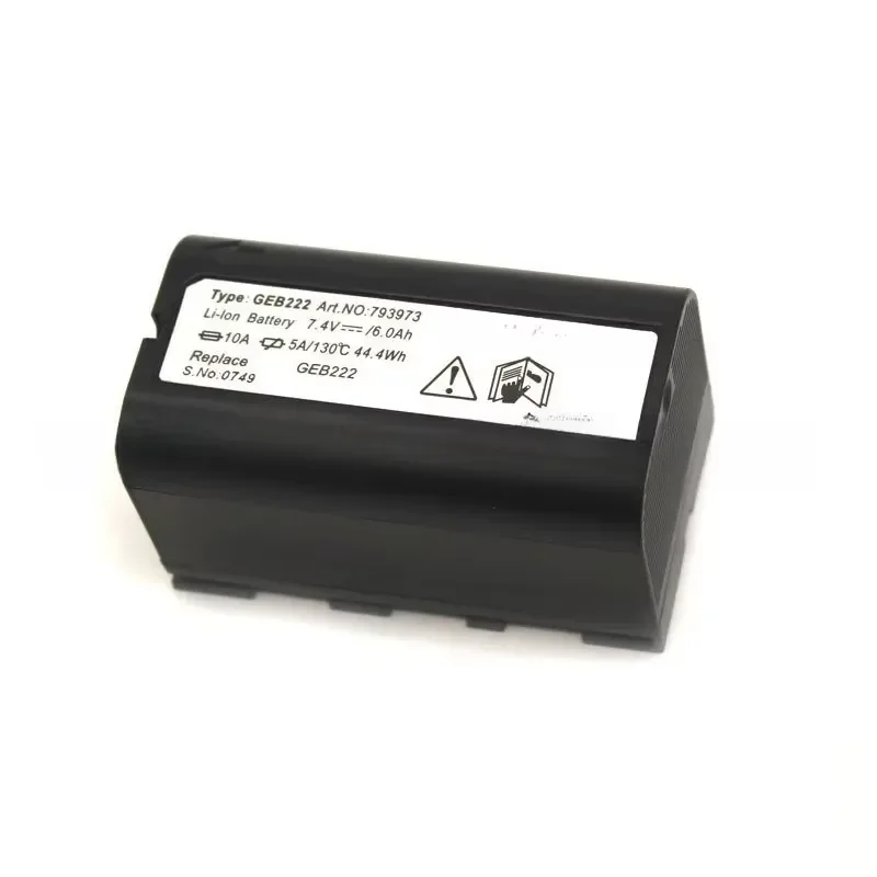 New 7.4V 6000mAh GEB222 High Capacity Battery for TS02/TS06/TS802/TPS1200/TPS1230 Total Stations