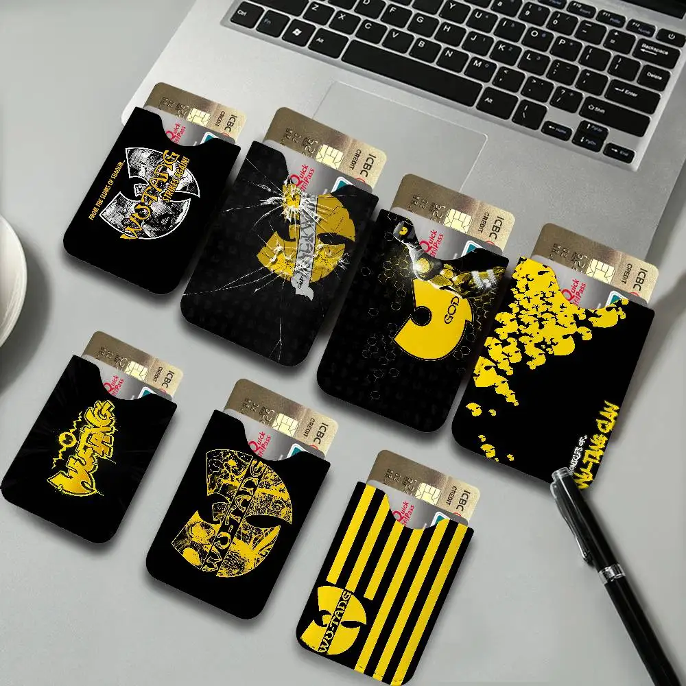 WU-TANG-CLAN HIP-HOP Credit ID Business Card Holder, Practical Pocket Gift for Outdoor Driving & Daily Use