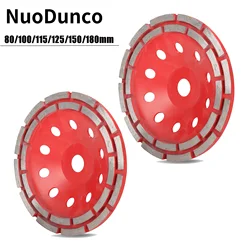 80/100/115/125/150/180mmDiamond Grinding Disc Angle GrinderCup Grinding WheelsFor Cutting Stone TileGraniteConcrete GrindingTool