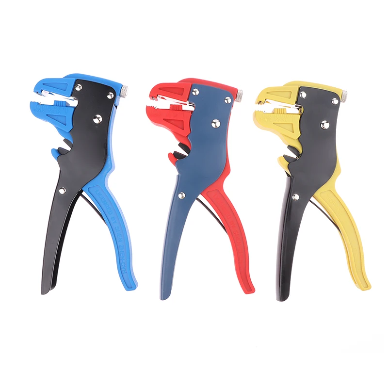 Automatic Wire Stripper Flatwire Cutter Stripping Plier 0.5 To 6mm Range Length Adjustment For Electrician