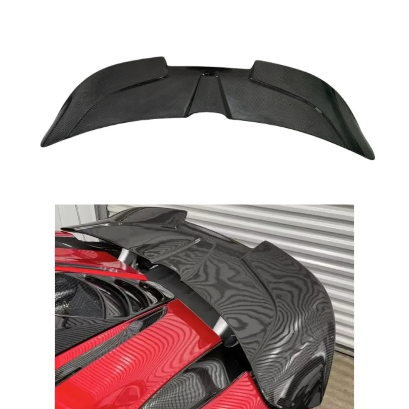 

High Temperature Production 3k High-quality Dry Carbon Fiber Rear Spoiler Body Kit for McLaren 720S Upgrade RYFT Style