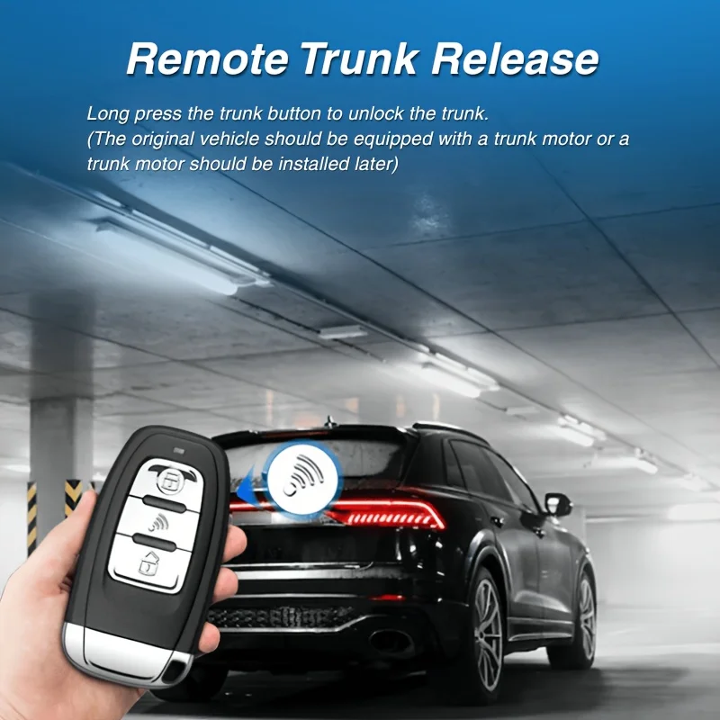 Universal 12V Car Keyless Entry Push Button Start System PKE Smart Key Remote Start Access Control Kit - view 5