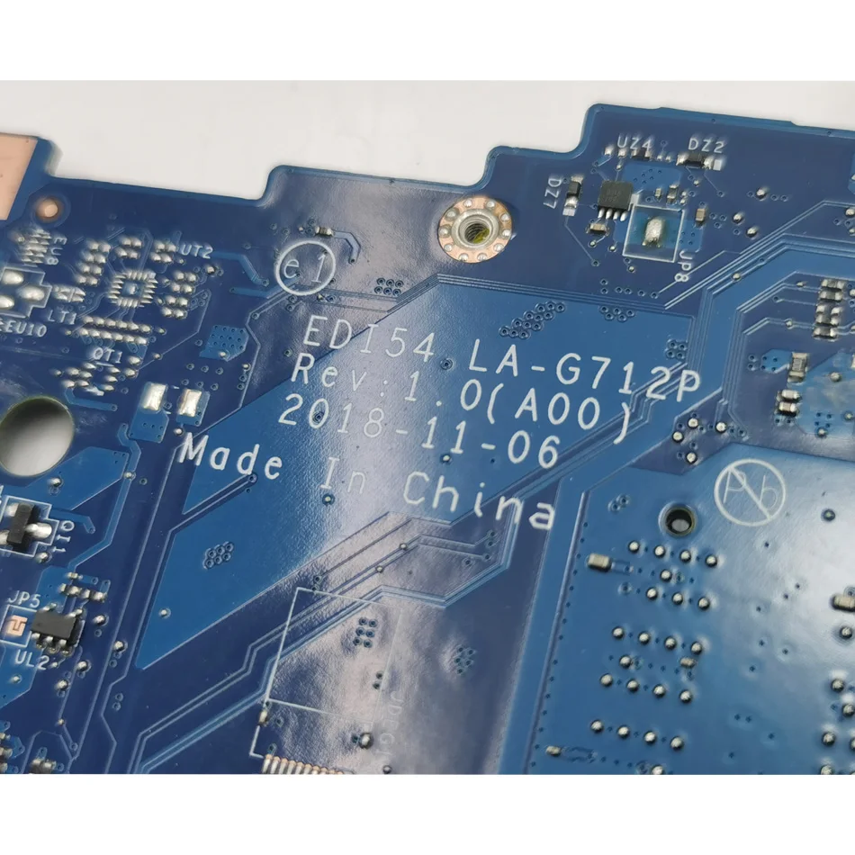 Para DELL 3480 3580 3780 3583 Mainboard Laptop LA-G712P 04205U 5405U i3-8145U i5-8265U i7-8565U Placa-mãe totalmente testada