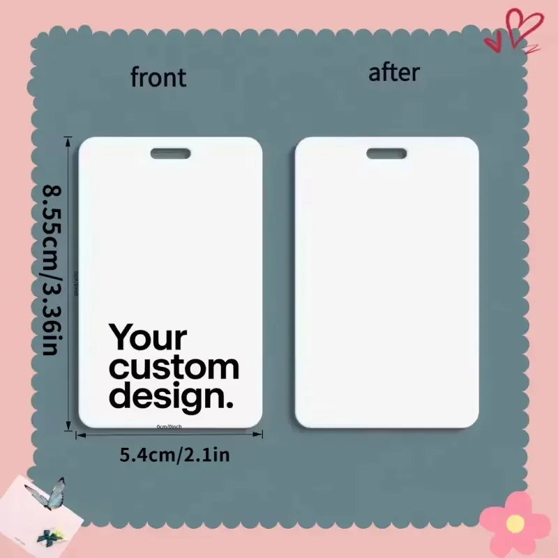 Custom Waterproof PVC Work Card for Invitation Card Membership Card PVC Plastic VIP Loyalty Card for Customized Free Design