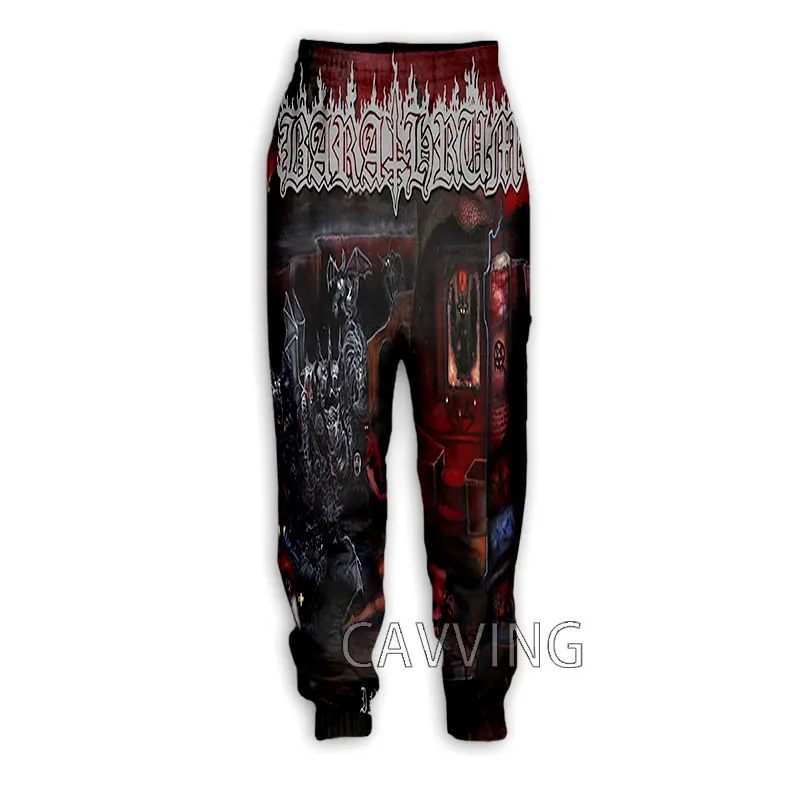 Cavving 3d impresso barathrum rock calças casuais esportes sweatpants em linha reta calças moletom jogging calças