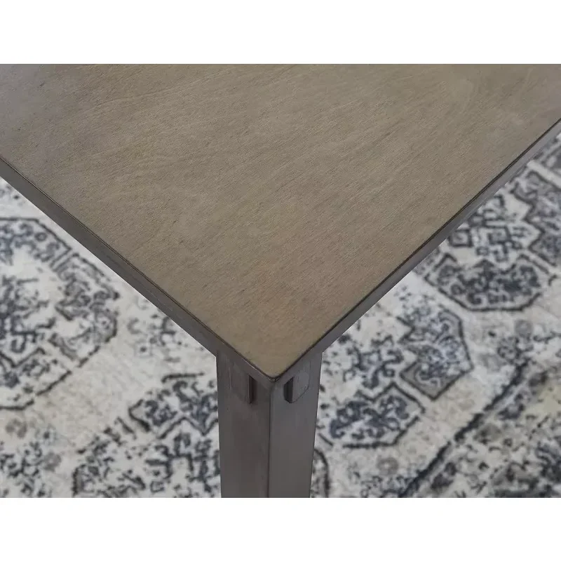 Diseño exclusivo de Ashley Bridson Juego de comedor de 5 piezas con altura de mostrador y mesa y 4 taburetes de bar