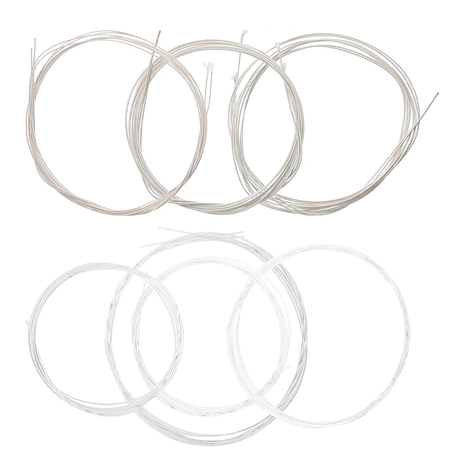 

1 Set Oud Strings Set Silver-Plated Copper Alloy High-Strength Nylon Core For Stable Tuning Universal Replacement Kit Music