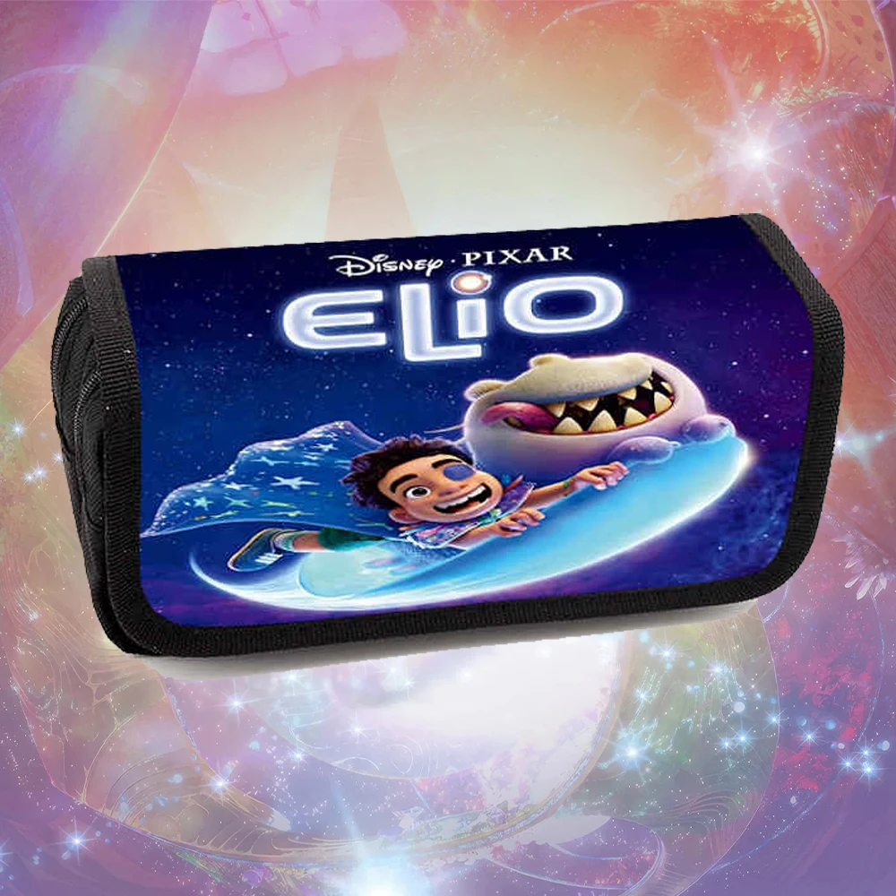 

Детский пенал Elio с героями мультфильмов, большая вместительная детская сумка для хранения канцелярских принадлежностей, сумки-карандаши для мальчиков и девочек