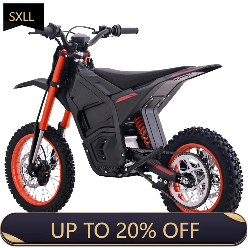 

SXLL 2025 72V25Ah electric motorcycle 75 km/h, high-speed racing electric off-road vehicle