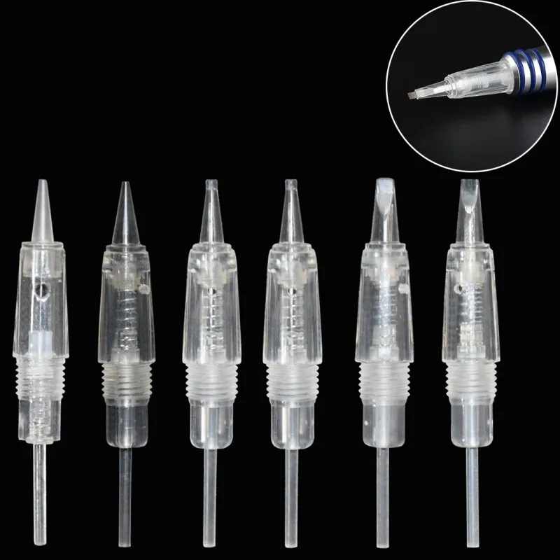 100pcs Profesional Cartridge Needle for Charmant Permanent Makeup Machine Pen V7 Charme Princesse Digital Needles