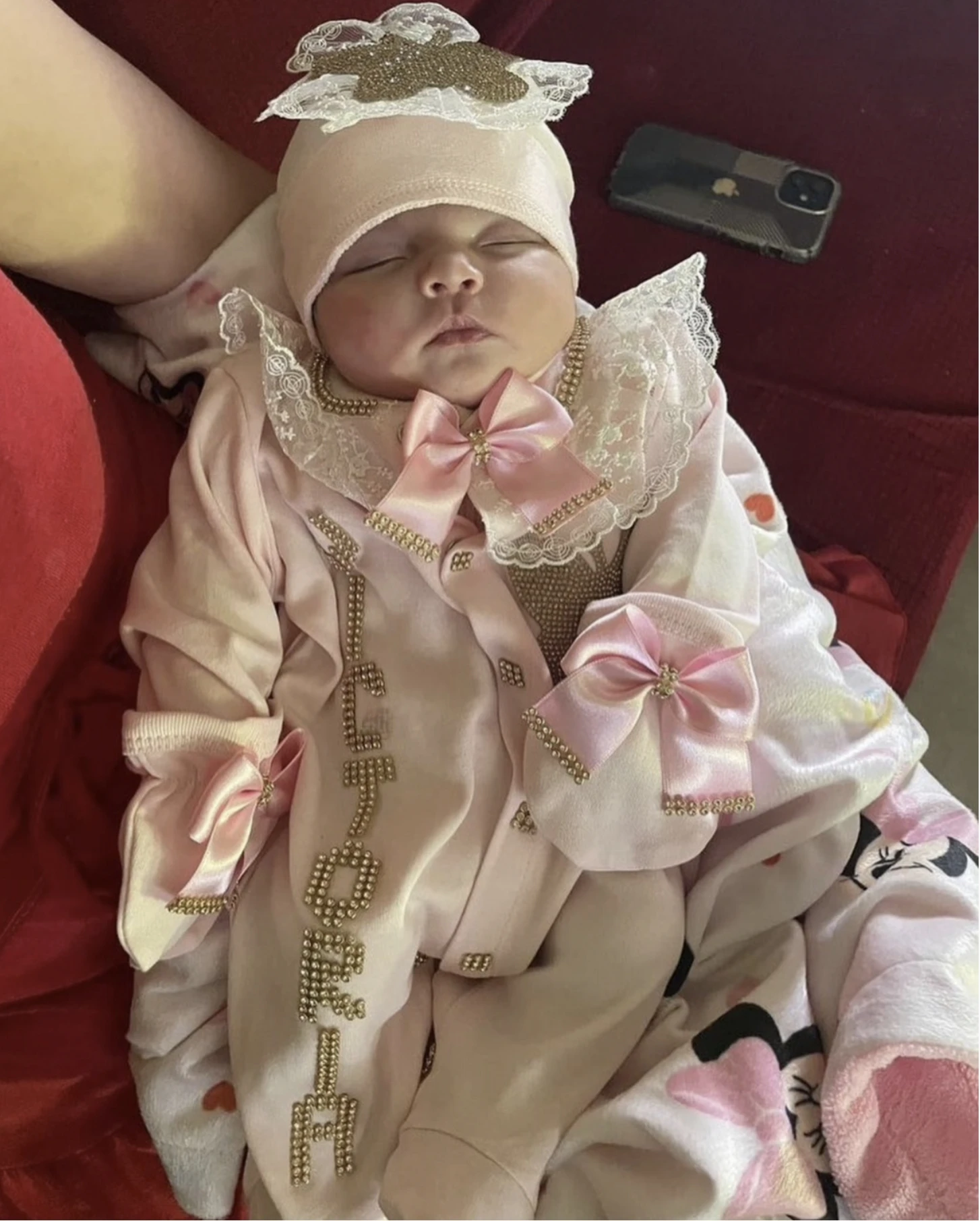 4pcs Name Personalized Layette NewbornCrown Jewelry Welcome Home Romper Baby Clothes Baby Girl Boy Toddler's Cotton Outfits