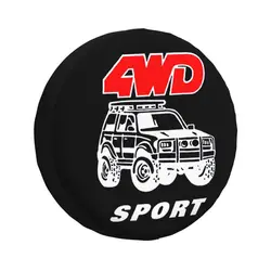 Custom Print 4x4 Overland Vehicle Spare Wheel Tire Cover for Grand Cherokee Jeep RV SUV Camper Vehicle Accessories 14