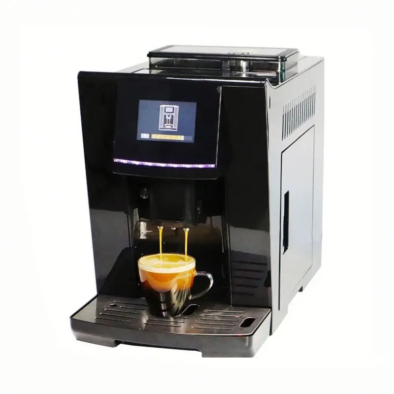 Popular Kitchen Easy Operation Automatic Moka Coffee Maker Tea Milk Frother Foam Espresso Making Machine for Cappuccino Latte
