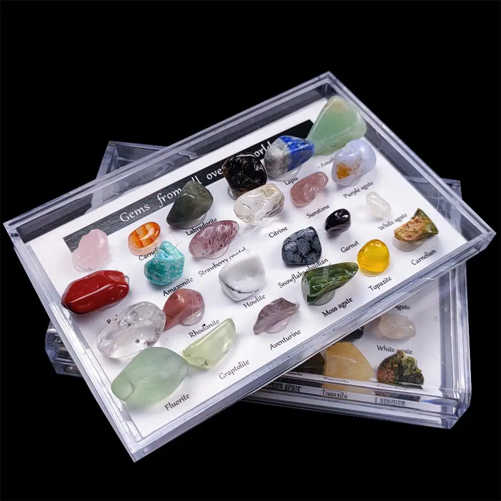 24x Rock And Mineral Mining Experimental Kit Science Geography Education