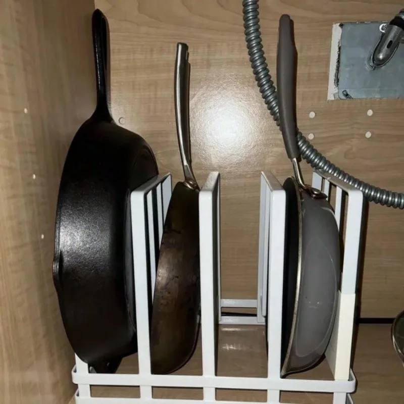 Organizador de bandeja de armazenamento de arame branco: armário de cozinha de arame e organizador de despensa, 10 "H x 13" P x 9 "W