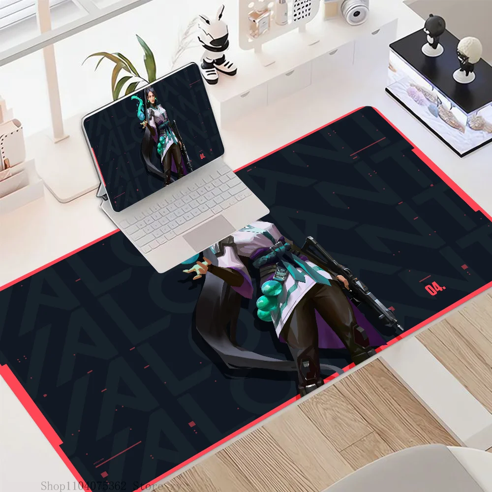 Game Valorant Sage Mousepad Large Keyboard Desk Mat Gaming Mouse Pad LockEdge Non-slip Mat