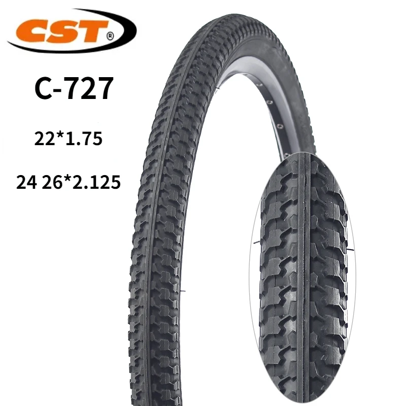 Mountain Bike Tires 22 26inches MTB Bicycle Parts 22*1.75 26*2.125 26er Antiskid Wear Resistant Stab Proof Bcycle Tyre C727