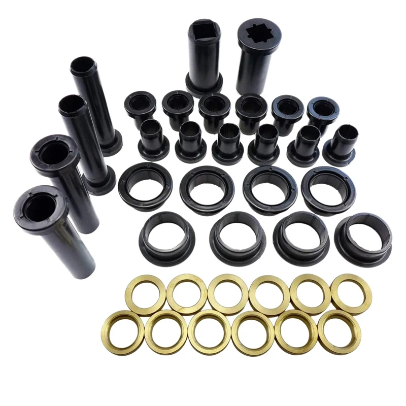 Rear Suspension A-Arm Kit For Polaris Sportsman 500 RSE 400 4X4 700 Control Long Lower Short Bushing Spacer Set 38Pcs