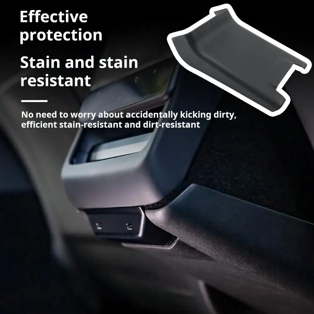 Protective Trim Panel Anti-kick Cover Stain-resistant Waterproof Rear Air Vent Cover for Tesla Model 3 Custom Fit Panel for Car