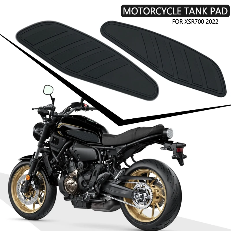 

XSR700 Black Tank Side Traction Pads Knee Anti Slip Sticker Decal Stickers For Yamaha XSR 700 2022 Motorcycle