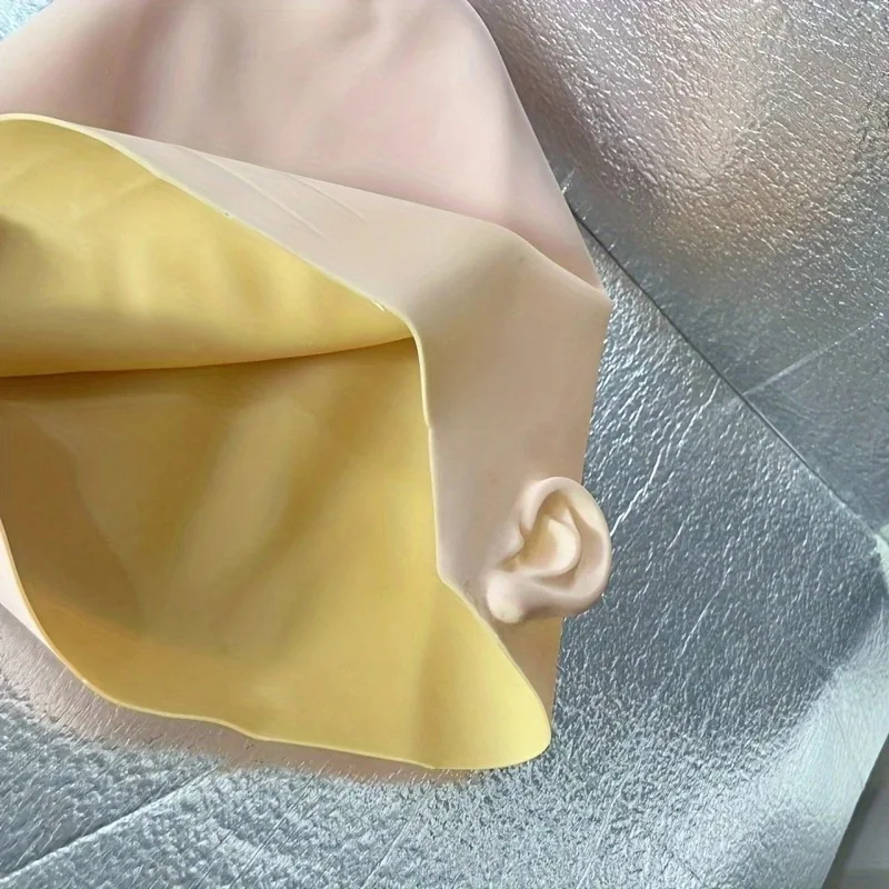 Kostüm Eierkopf Konische Alien-Schädelkappe – Detail 5