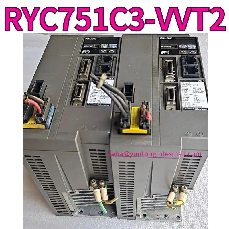 Used servo driver RYC751C3-VVT2  750W