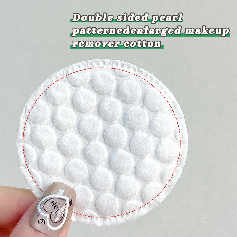 Sous-coton rond doux et respirant, texture double face, utilisé pour le nettoyage quotidien du visage et le maquillage, 100 pièces, 200 pièces