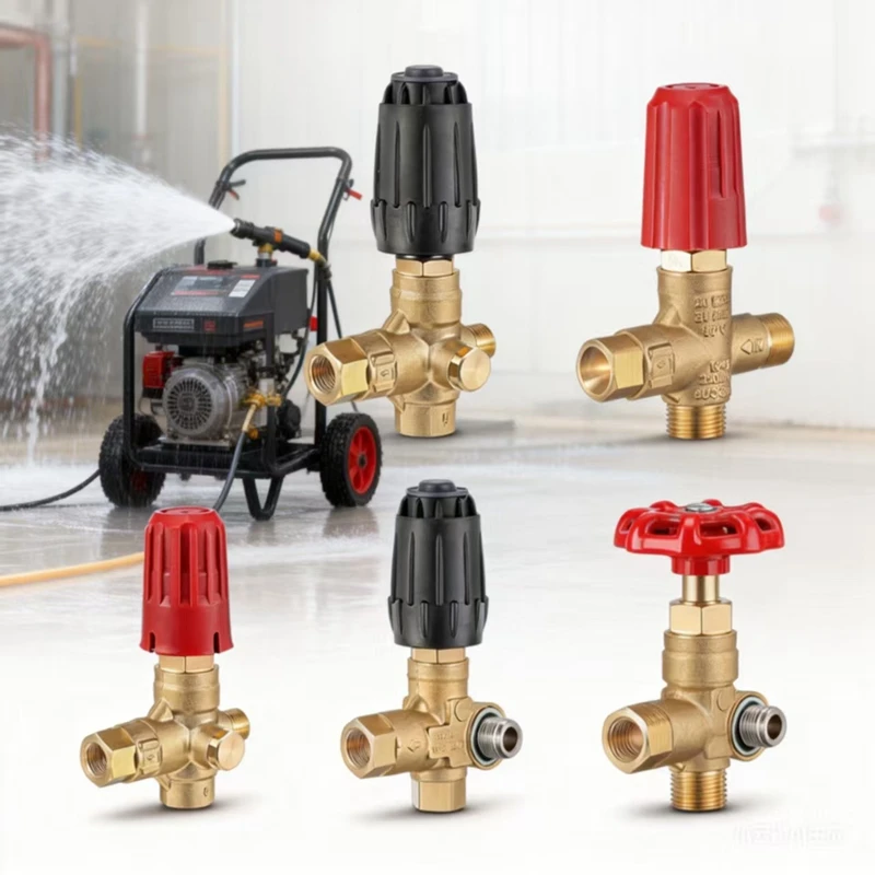 

Industrial Pressure Regulator 1 Piece CNC brass Corrosion Resistant High Pressure Standard BSPP Replacement Valve for AR Pump