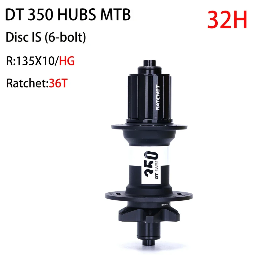 New 2021 Original DT350 MTB Bicycle Classic Pull Wheel Hub 32H 28H 6-pin Disc Brake Front 100*9 rear 135*10 36T Ratchet 148x12