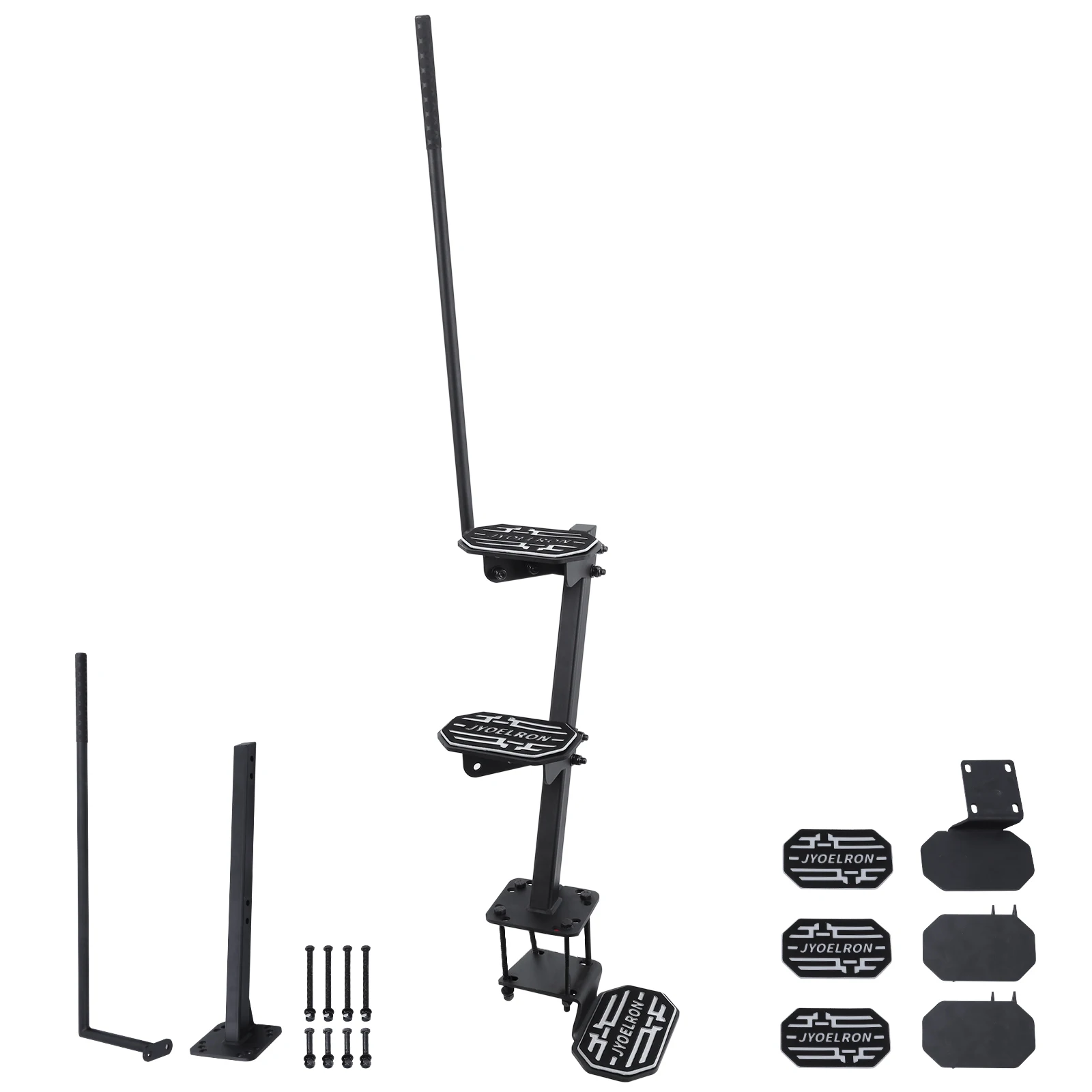 

Морские педали для причала-прицепа с поручнями, износостойкие стальные педали для лодок, грузоподъемность 450 фунтов, для причалов и спуска на воду