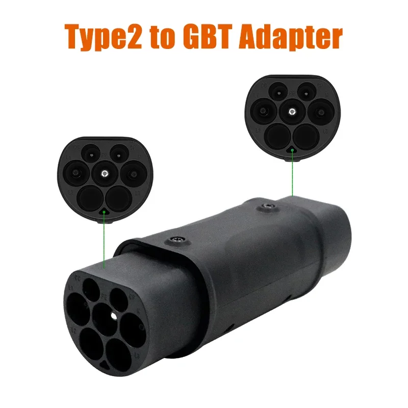 Konektor pengisi daya kendaraan listrik tipe 2 ke tipe 1 J1772 EV tipe Adaptor 2 ke GBT EVSE pengisi daya tipe 1 ke GBT EV Adaptor