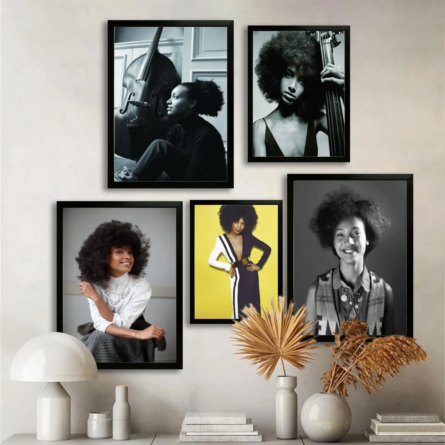 

Esperanza Spalding Canvas Art Poster, Wall Art, Picture Print, Modern Family, Bedroom Decor, Posters,Decorative painting