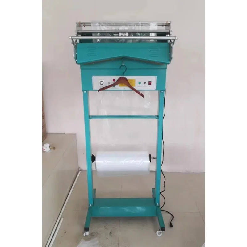 Laundry Shop Equipment Automatic Clothing Wrapping Clothes Packing Machine for Sale