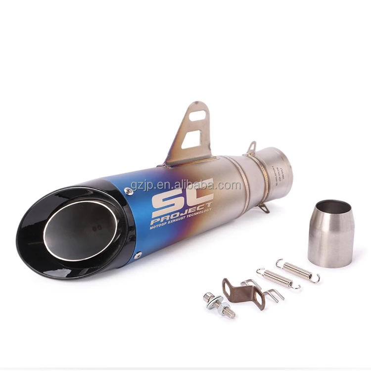 

JPM 51mm high performance straight pipe stainless steel motor exhaust for R1 R3 R6 R7 slip on exhaust pipe muffler