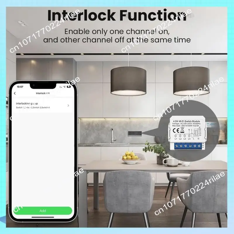 A17Z Tuya Smart Wifi Light Switch 2 Way Control Mini Breaker Controlled By Yandex Alexa Google Home Easy To Use