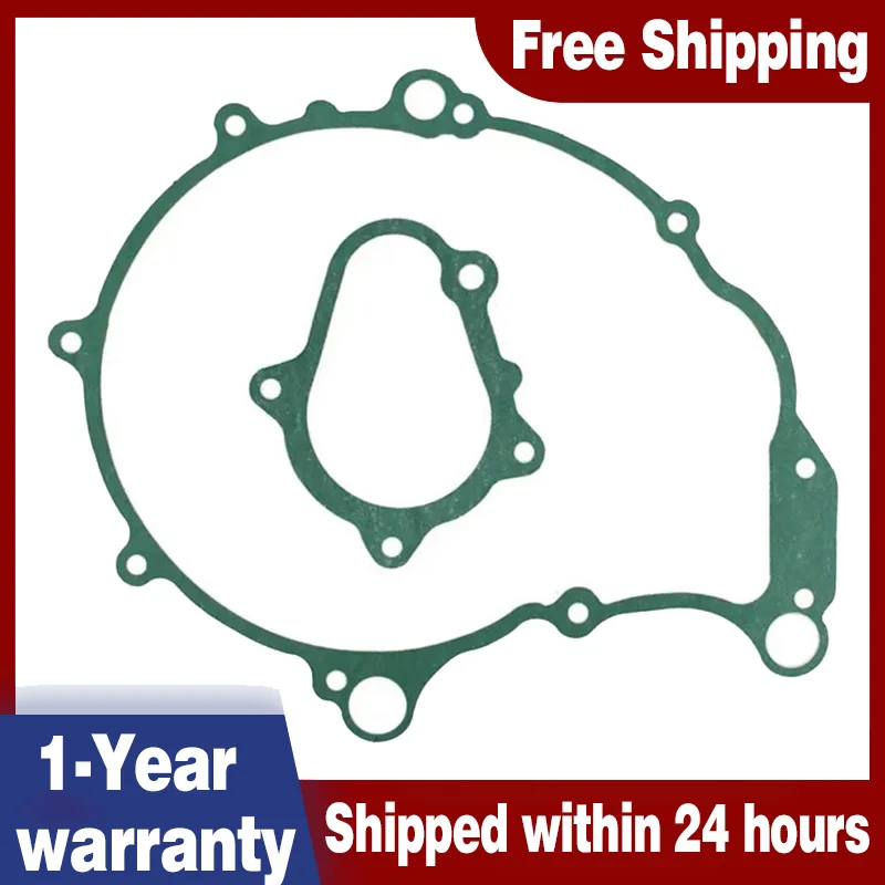 Crankcase Cover Gasket For Yamaha Raptor YFM660RN YFM660RNC 660R Left Statorst 2001-2005 5LP-15451-00-00 & 5LP-15455-00-00