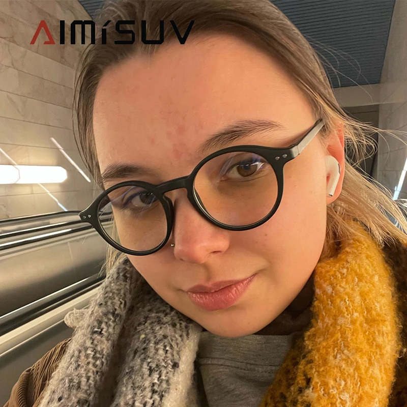 

Round Reading Glasses Women Blue Light Glasses Men With Diopter Eyewear Ladies Prescription Optical Eyeglass Frames Female UV400