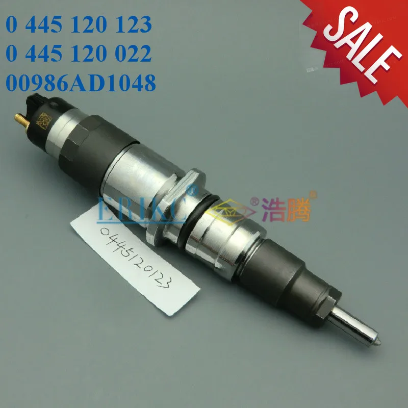 ERIKC 0445120123 Common Rail Nozzle Injector 0 445 120 123 Auto Diesel Engine Injector 0445 120 123 Auto Fuel Dispenser Hot Sale