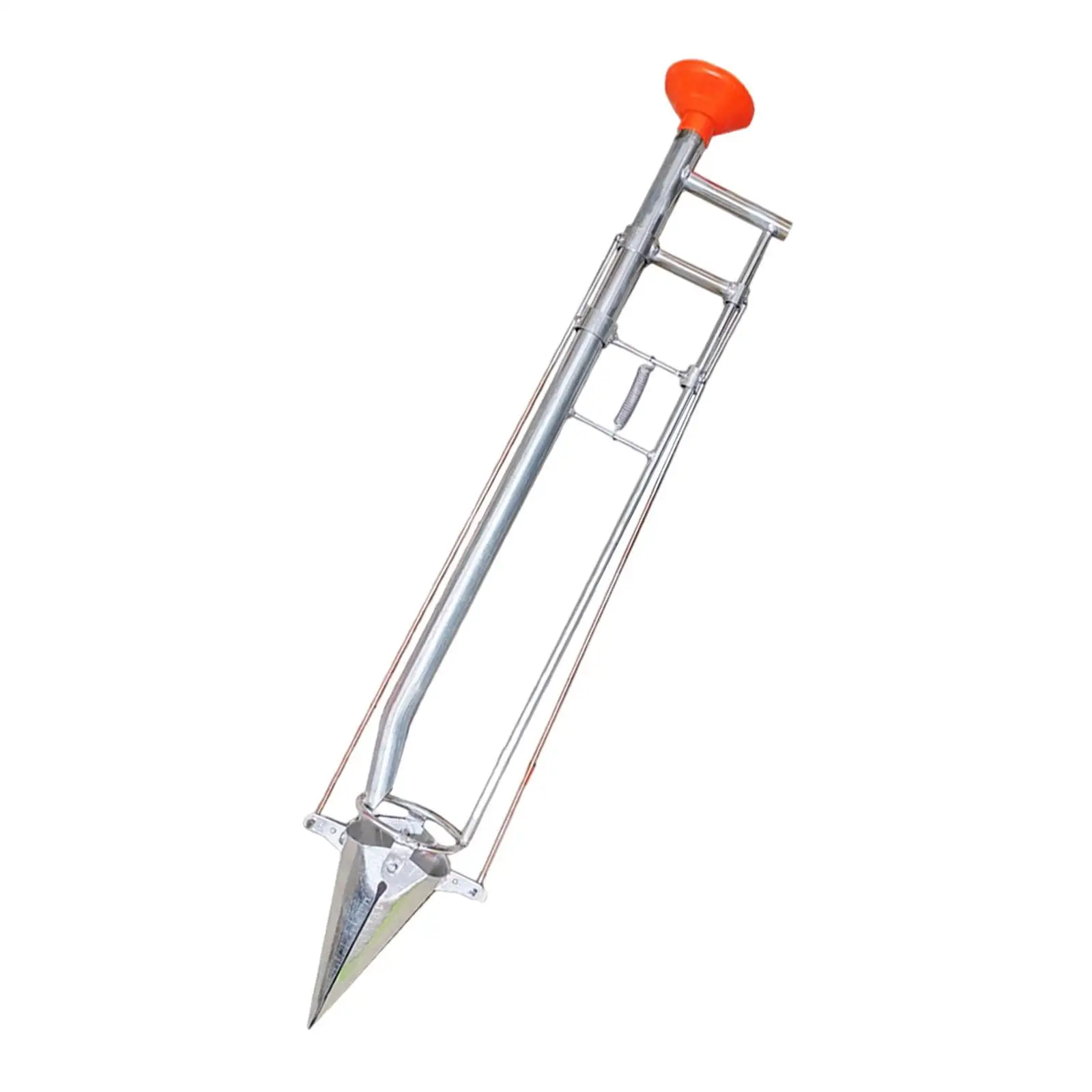 

Seedling Transplanter Sowing Planter Greenhouse Metal Multipurpose Bulb Planter Tool Long Handle Flower Planting Garden Tool