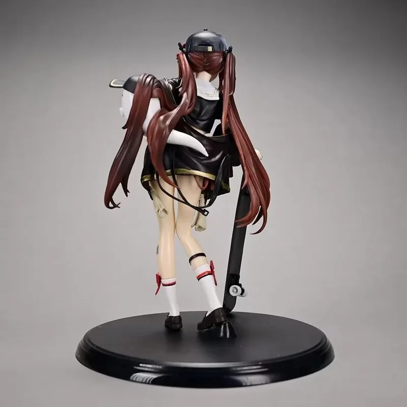 Genshin Impact 23cm Hu Tao With Skateboard Game Girl Figure Model Statue Boys Collection Desktop Decoration Ornament Toys Gifts