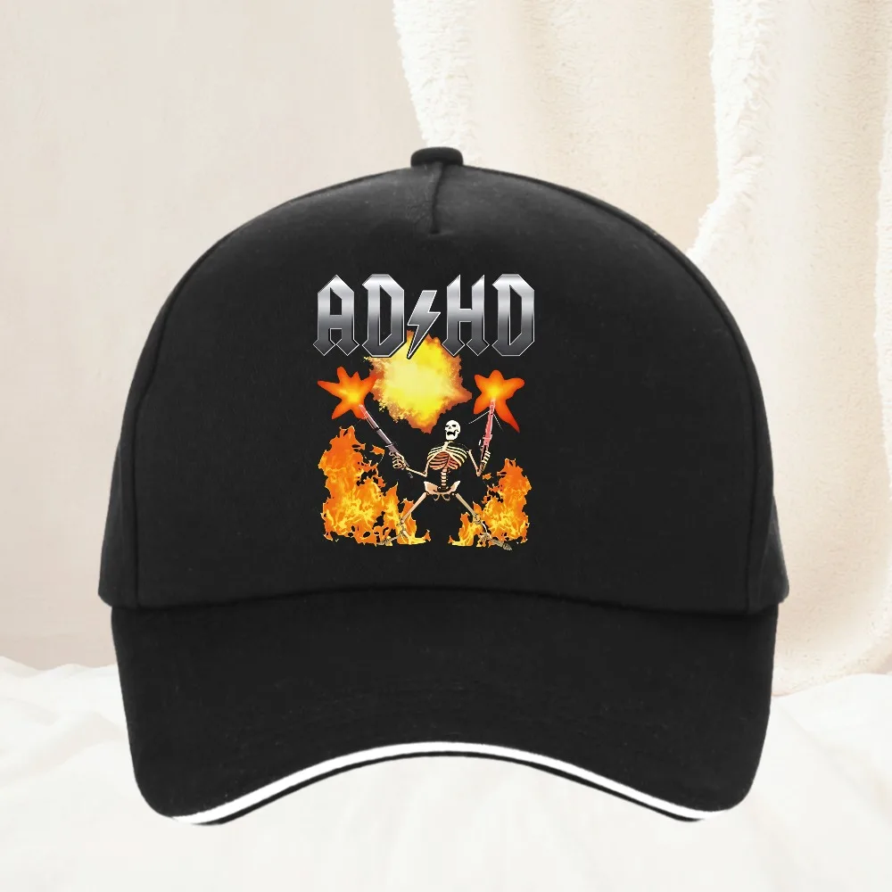 ADHD Awareness hat Audhd Funny Overstimulated Meme Summer Men Adult Baseball Caps adjustable Sun Hats