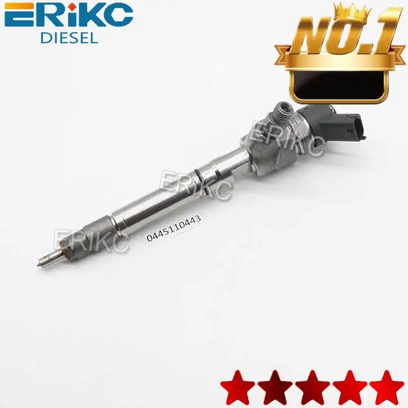 

ERIKC 0 445 110 443 CR Diesel Injector 0445110443 FOR GREAT WALL HAVAL H3 H5 H6 WINGLE 5 WINGLE 6 GWM STEED V200 0445 110 443