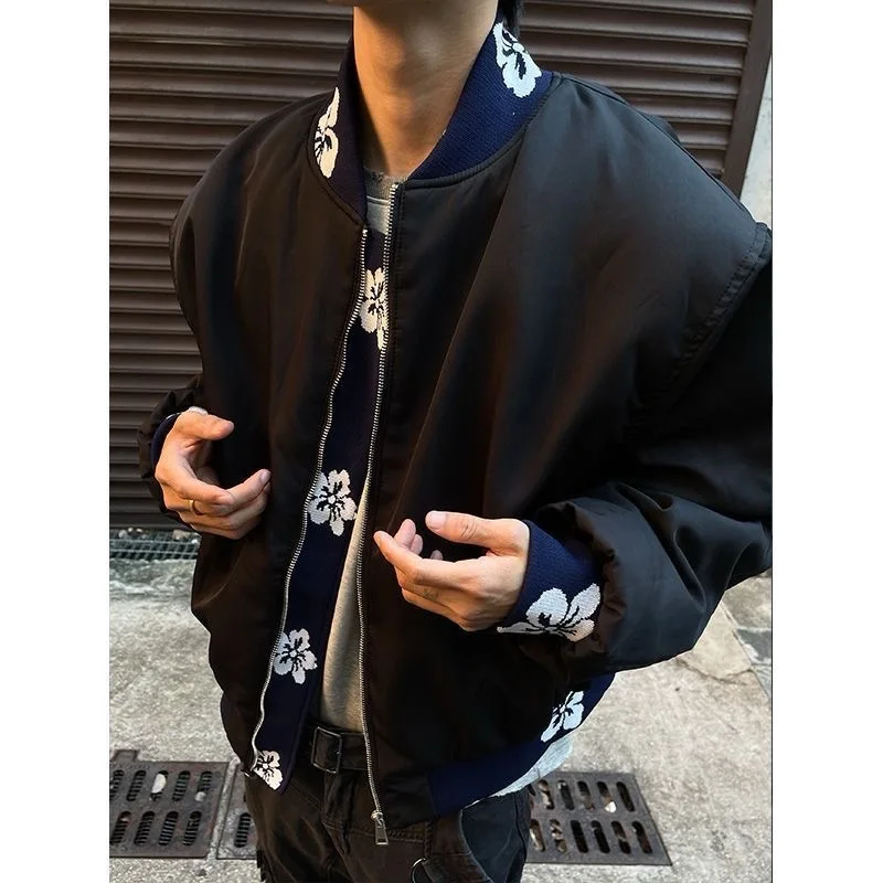 

COMXZ Men Jacket 2025 Classic Baseball Collar Outdoor Riding Lightweight Coat Street Fashion Windproof Autumn Motorcycle Jackets