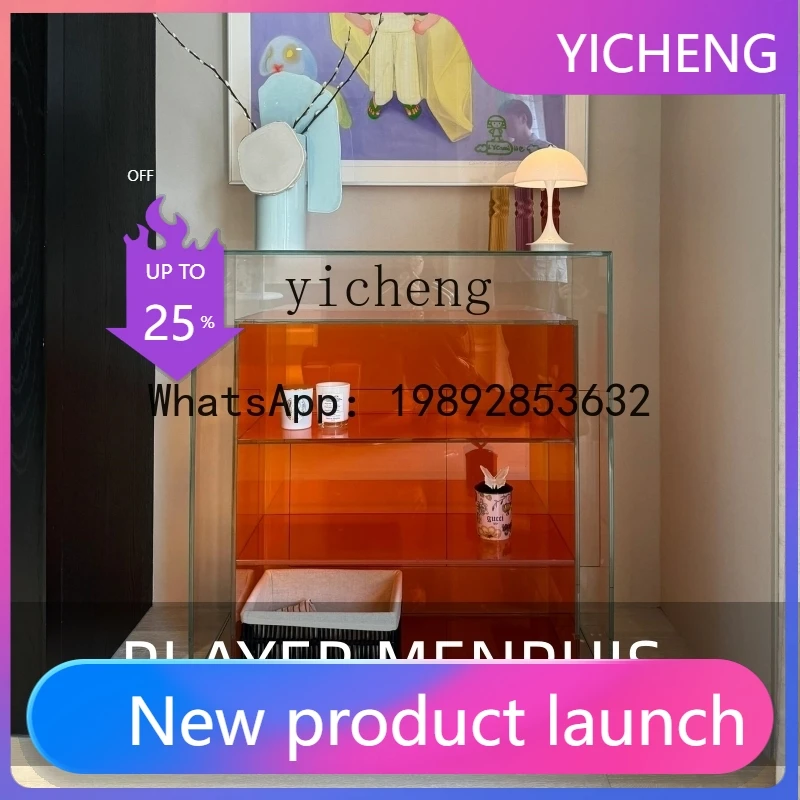 

X2 glass display cabinet floor-to-ceiling desktop bookshelf storage cabinet figure display multi-layer storage cabinet