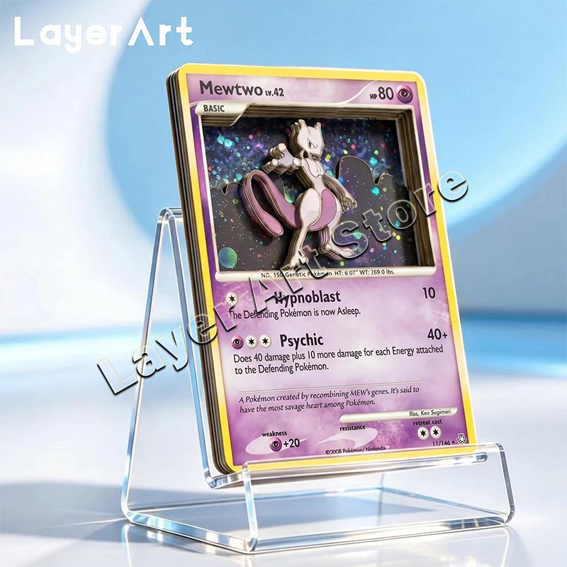 carta-3d-stratificata-fatta-a-mano-pokemon-mewtwo-lv42-11-146-replica-stereo-da-collezione-giocattolo-fai-da-te