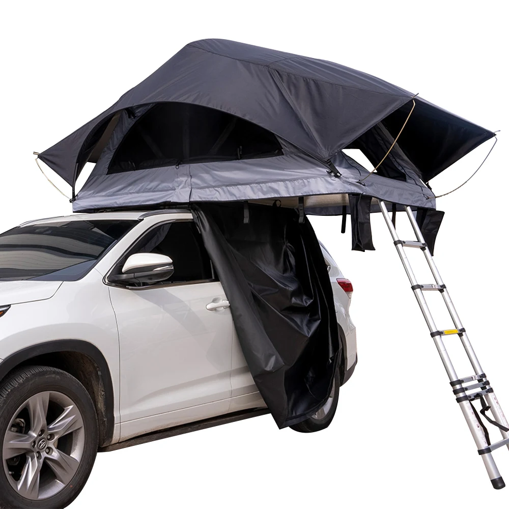 2024 Hot Sale Soft Shell Roof Tent Camping & Outdoors Universal Fit Car Vehicle Rooftop Tent
