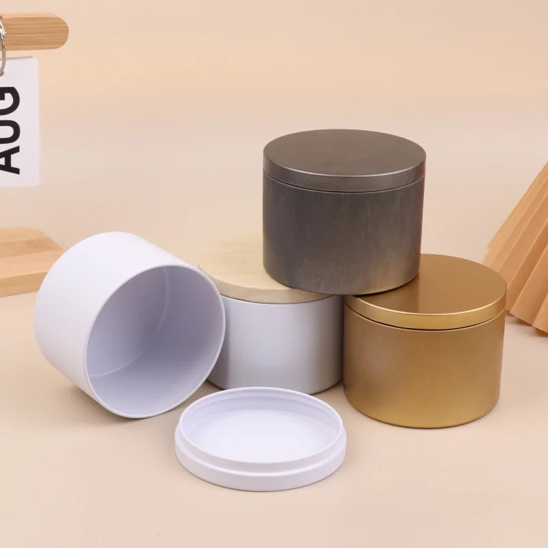 

Оптовые жестяные банки для свечей объемом 8 унций, контейнеры для свечей, баночки для свечей с крышками, для свечей, чая, художественных поделок, хранения и подарков