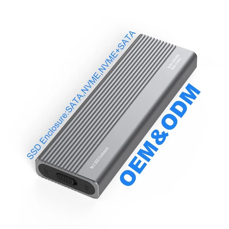 

Aluminum M2 Case 2280 2260 2242 2230 Dual Protocol M.2 NVME PCIE NGFF SATA SSD Enclosure Adapter Type C USB C 3.1 Gen 2 10Gbps