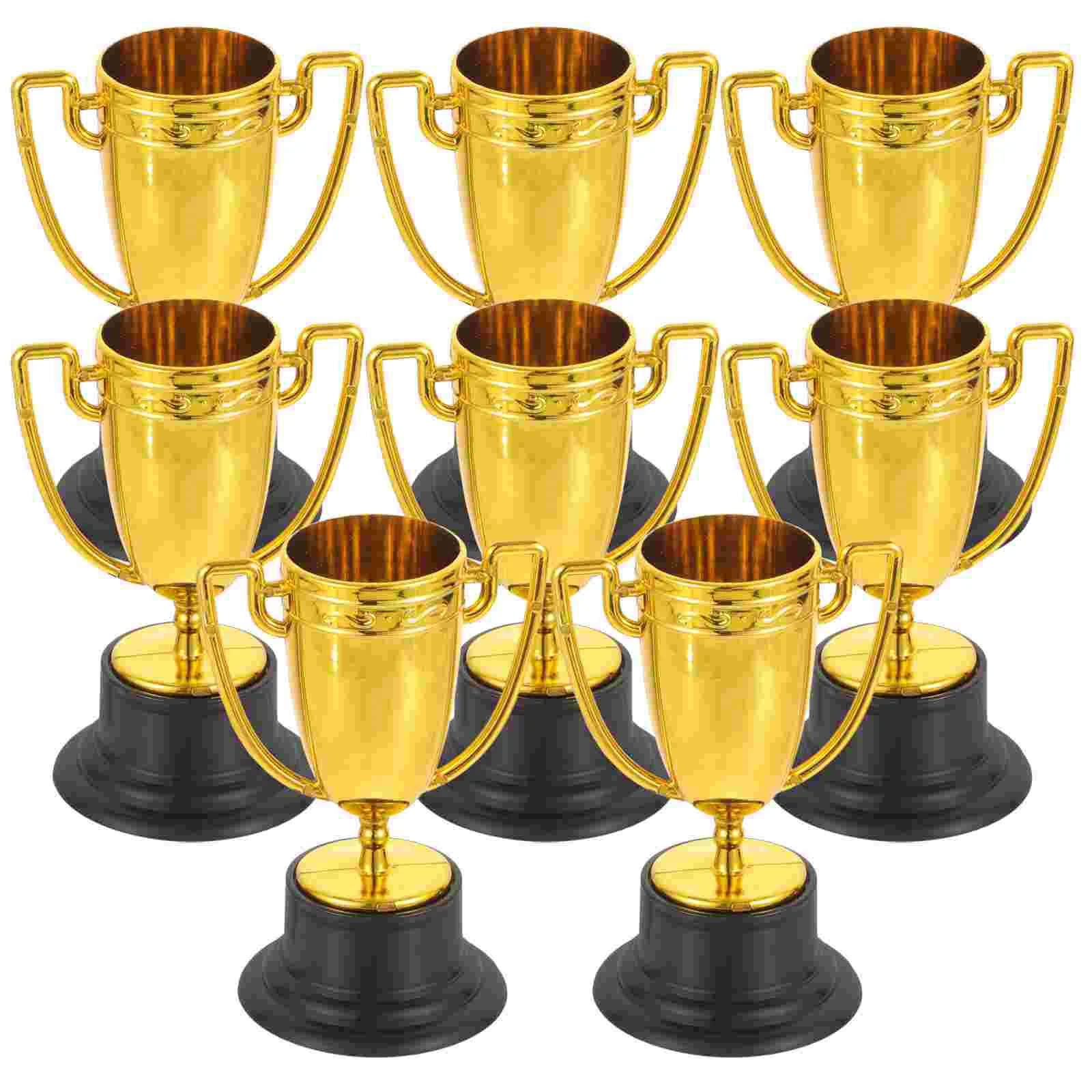 

8 Pcs Trophy Decoration Kid Car Kids Competition Award Filler Mini Trophies Plastic Child for Adults Small